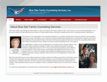 Tablet Screenshot of bluestarfamilycounseling.com